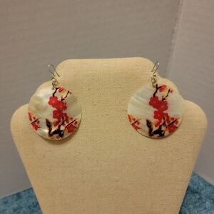 Floral Mother of Pearl Earrings
